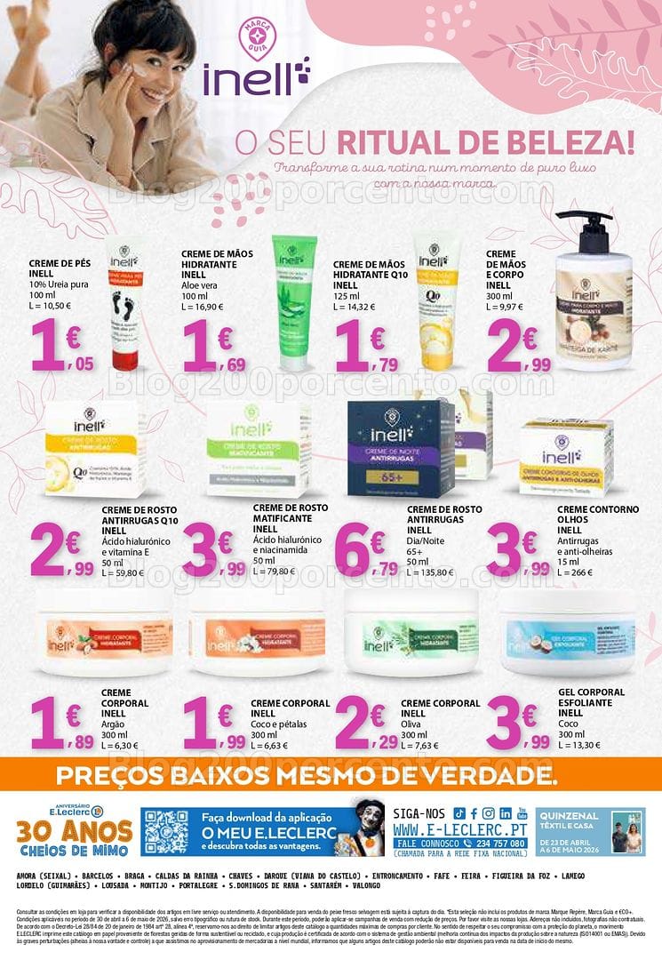 Antevisão Folheto E-LECLERC Promoções de 30 abril a 6 maio