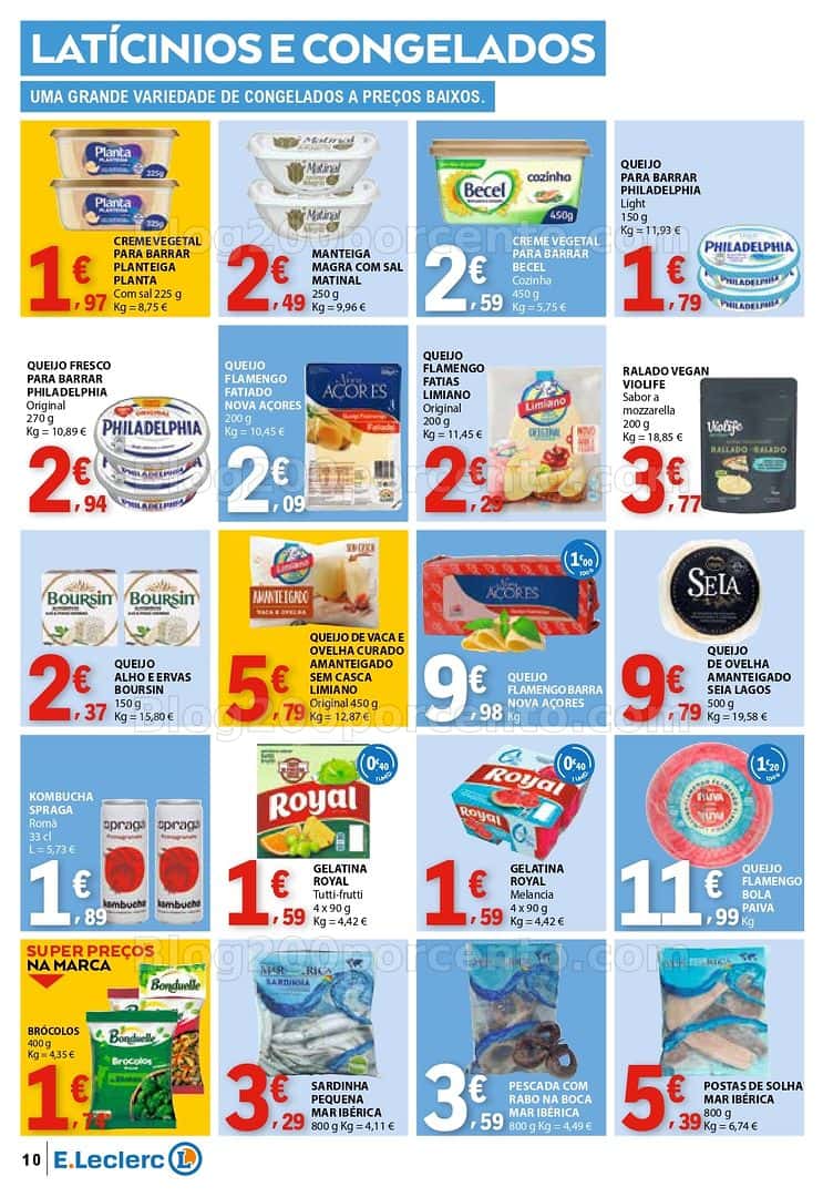 Antevisão Folheto E-LECLERC Promoções de 7 a 15 abril