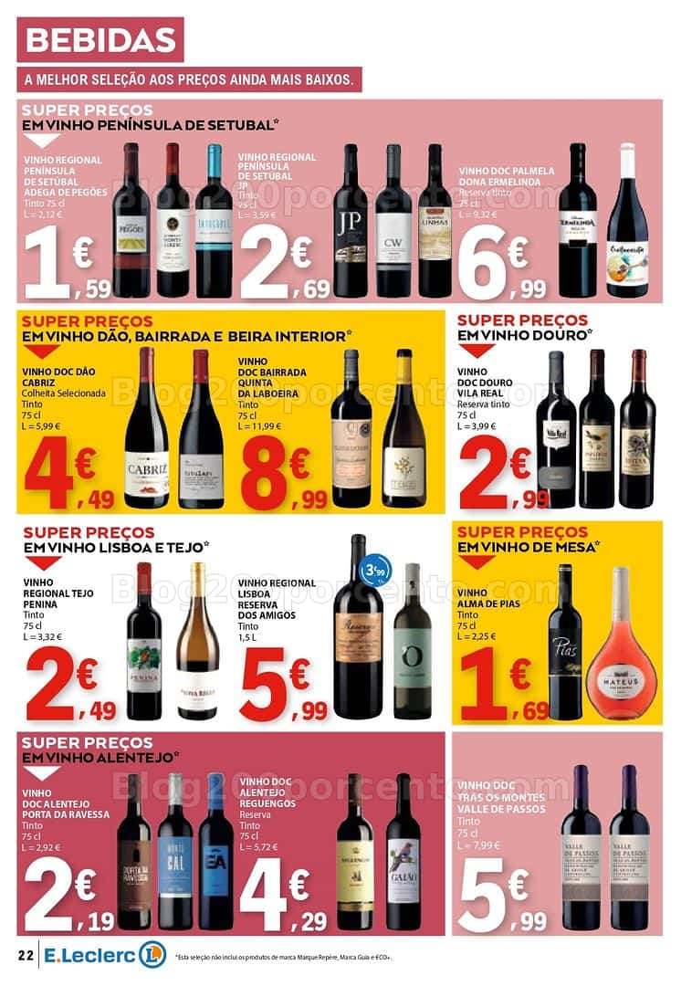 Antevisão Folheto E-LECLERC Promoções de 7 a 15 abril