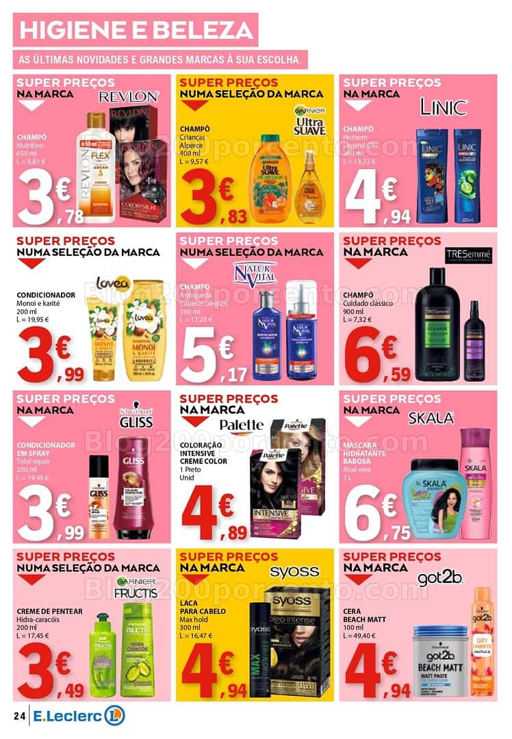 Antevisão Folheto E-LECLERC Promoções de 7 a 15 abril