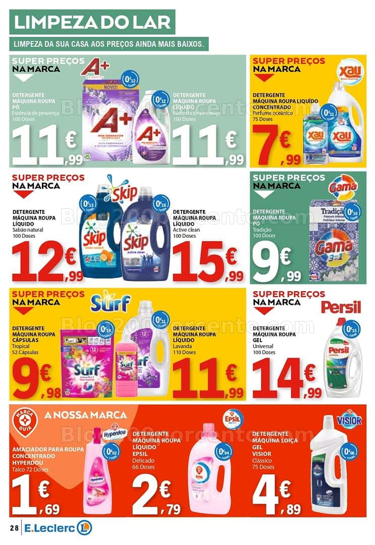 Antevisão Folheto E-LECLERC Promoções de 7 a 15 abril