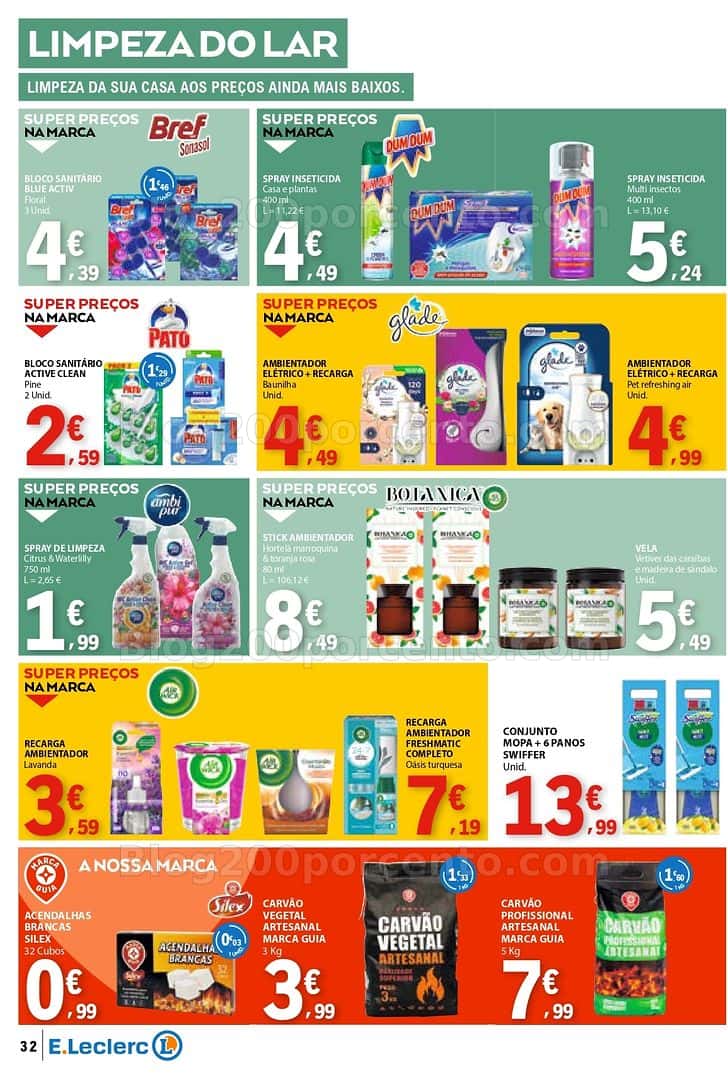 Antevisão Folheto E-LECLERC Promoções de 7 a 15 abril