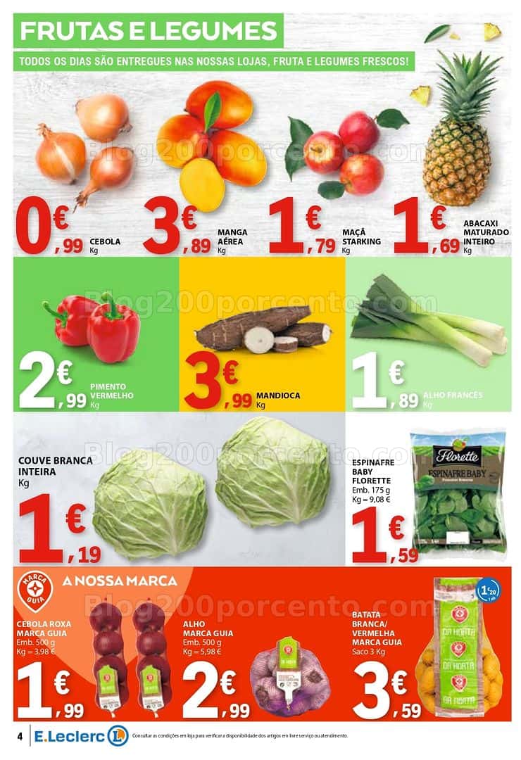 Antevisão Folheto E-LECLERC Promoções de 7 a 15 abril