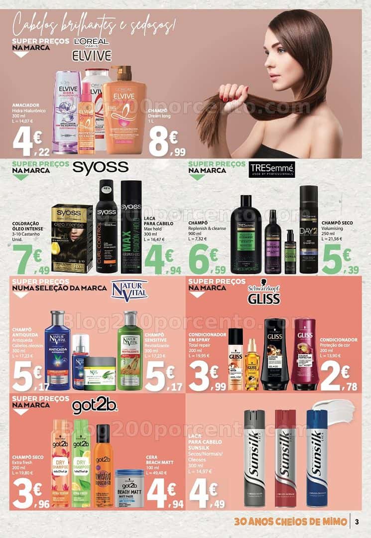 Antevisão Folheto E-LECLERC Beleza Promoções de 7 a 19 abril