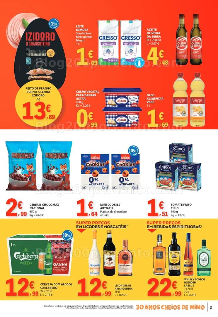 Antevisão Folheto E-LECLERC Promoções Fim de Semana - 3 a 5 abril