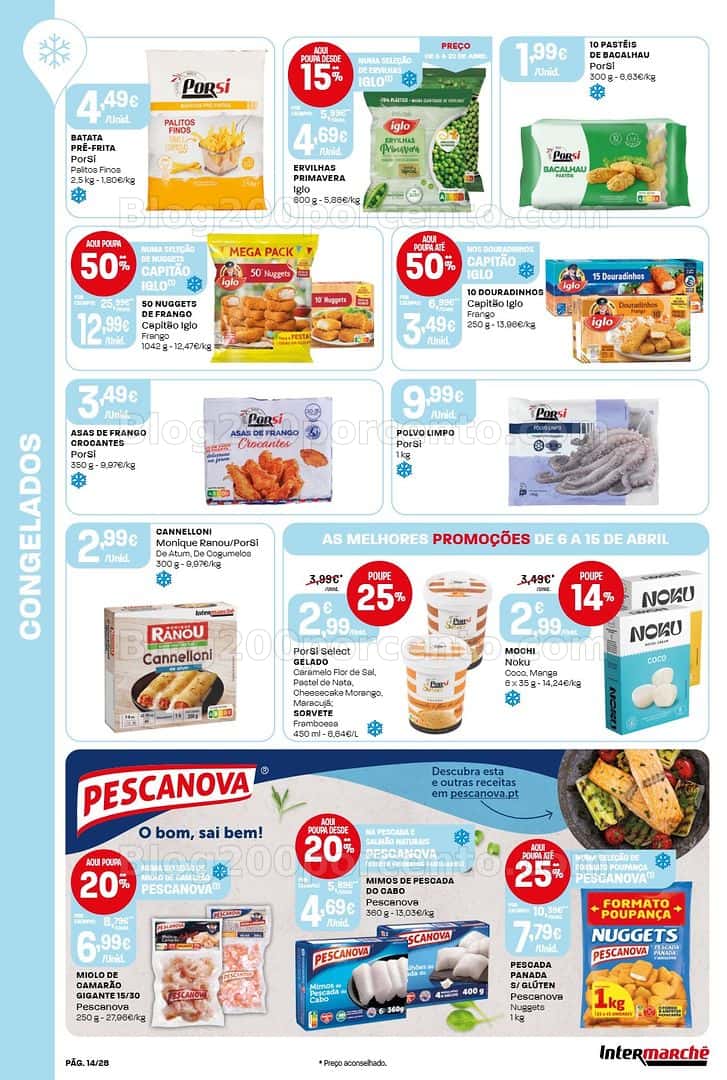 Antevisão Folheto INTERMARCHÉ Contact Promoções de 6 a 15 abril