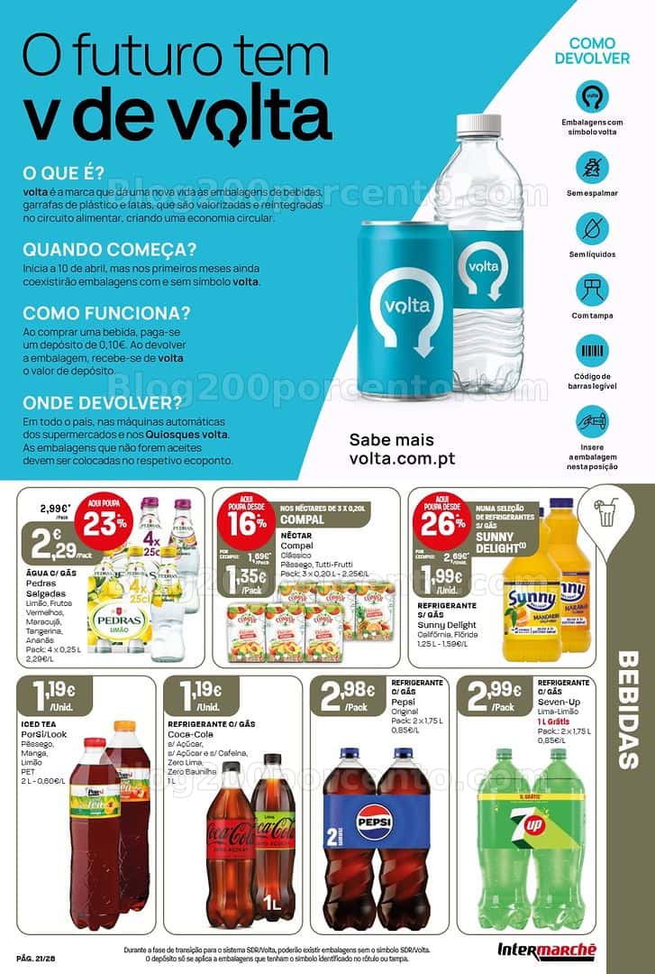 Antevisão Folheto INTERMARCHÉ Contact Promoções de 6 a 15 abril