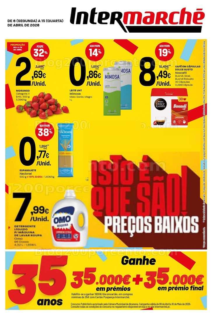 Antevisão Folheto INTERMARCHÉ Mini Promoções de 6 a 15 abril