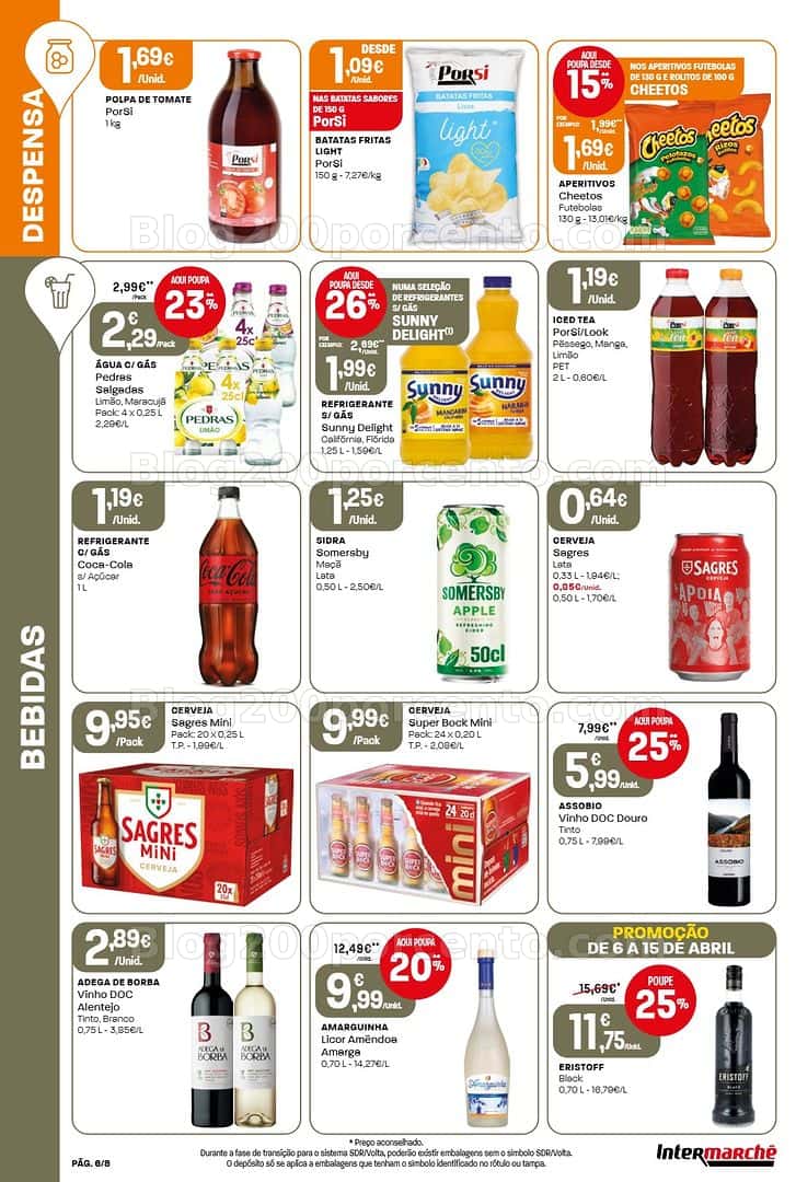 Antevisão Folheto INTERMARCHÉ Mini Promoções de 6 a 15 abril