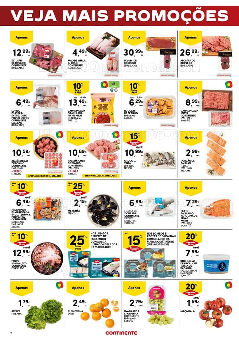 Antevisão Folheto CONTINENTE Promoções Fim de Semana - 10 a 13 abril - Edição Digital