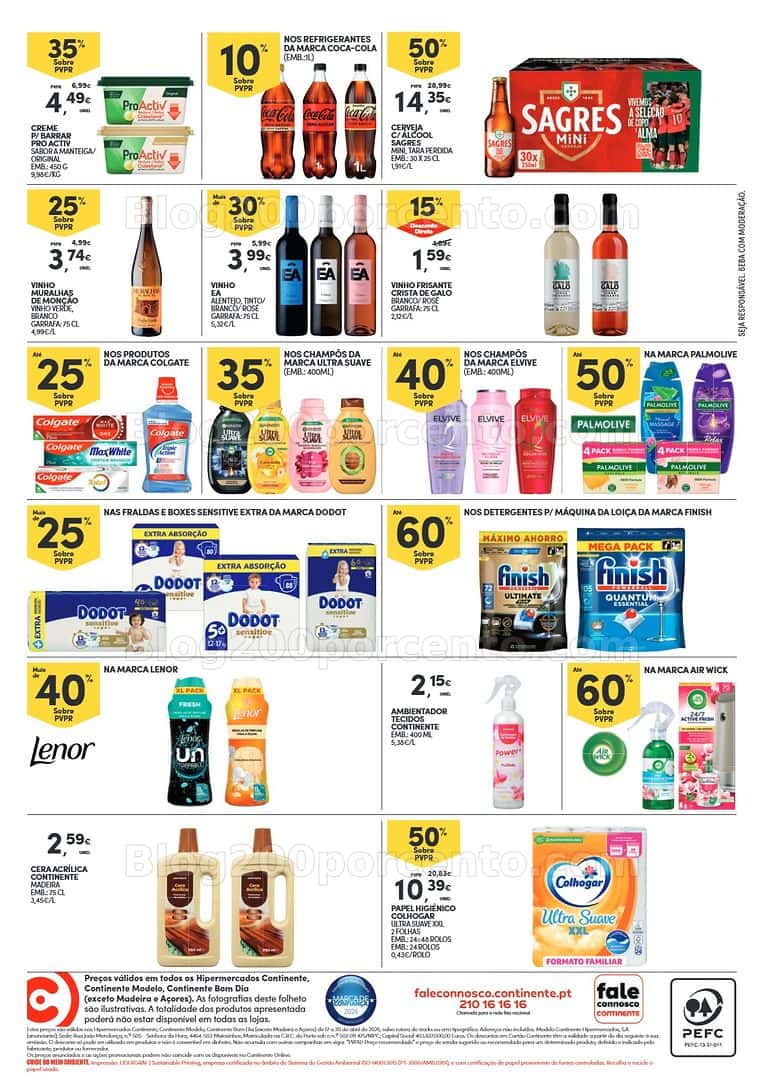 Antevisão Folheto CONTINENTE Promoções Fim de Semana - 17 a 20 abril - Edição Digital