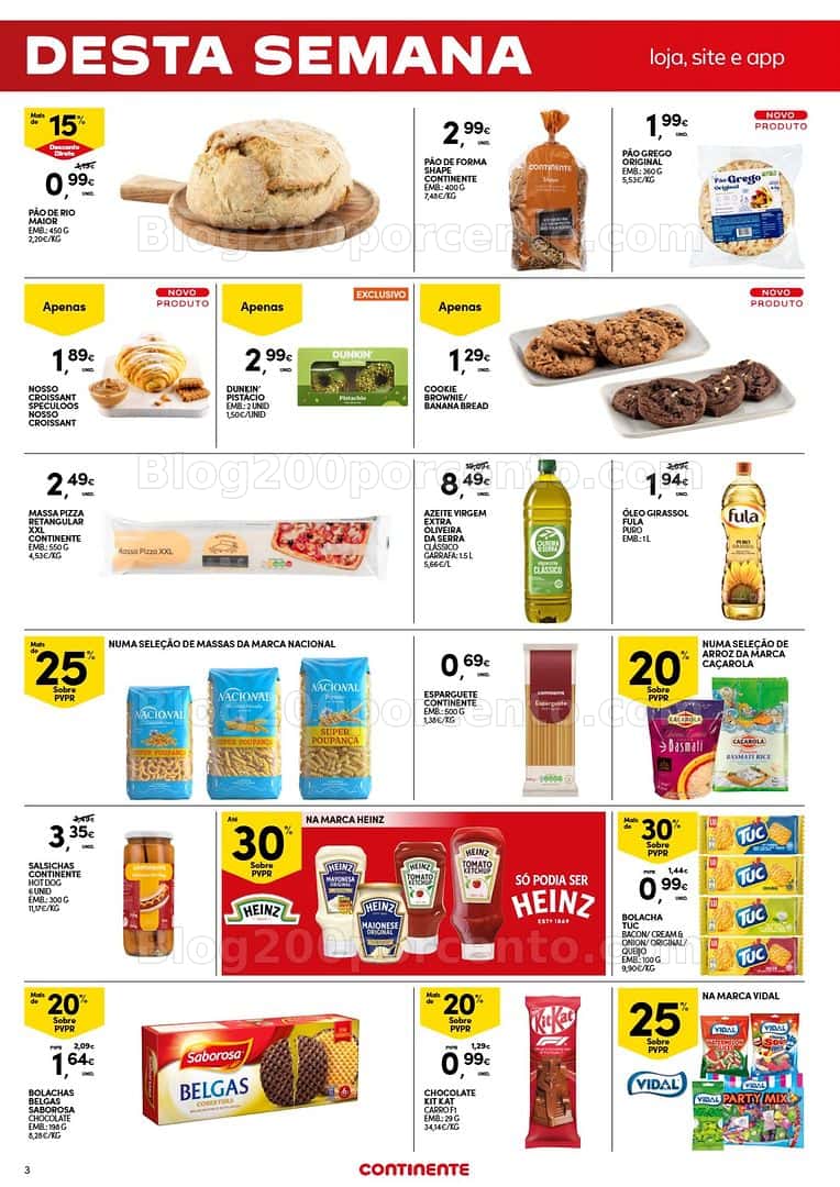 Antevisão Folheto CONTINENTE Promoções Fim de Semana - 24 a 27 abril