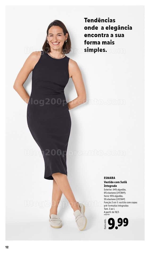 Antevisão Folheto LIDL Esmara Primavera Promoções de 20 abril a 6 julho