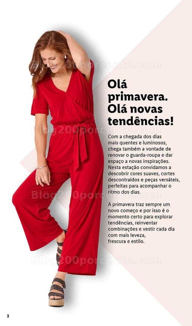 Antevisão Folheto LIDL Esmara Primavera Promoções de 20 abril a 6 julho