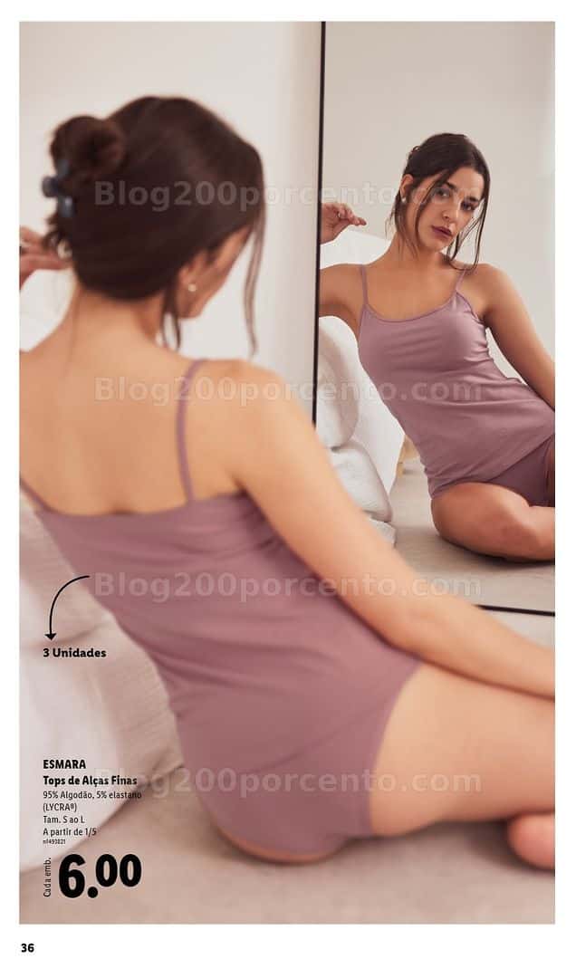 Antevisão Folheto LIDL Esmara Primavera Promoções de 20 abril a 6 julho