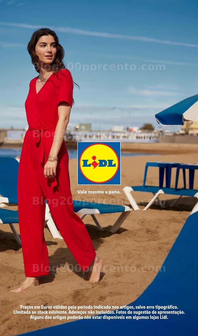 Antevisão Folheto LIDL Esmara Primavera Promoções de 20 abril a 6 julho