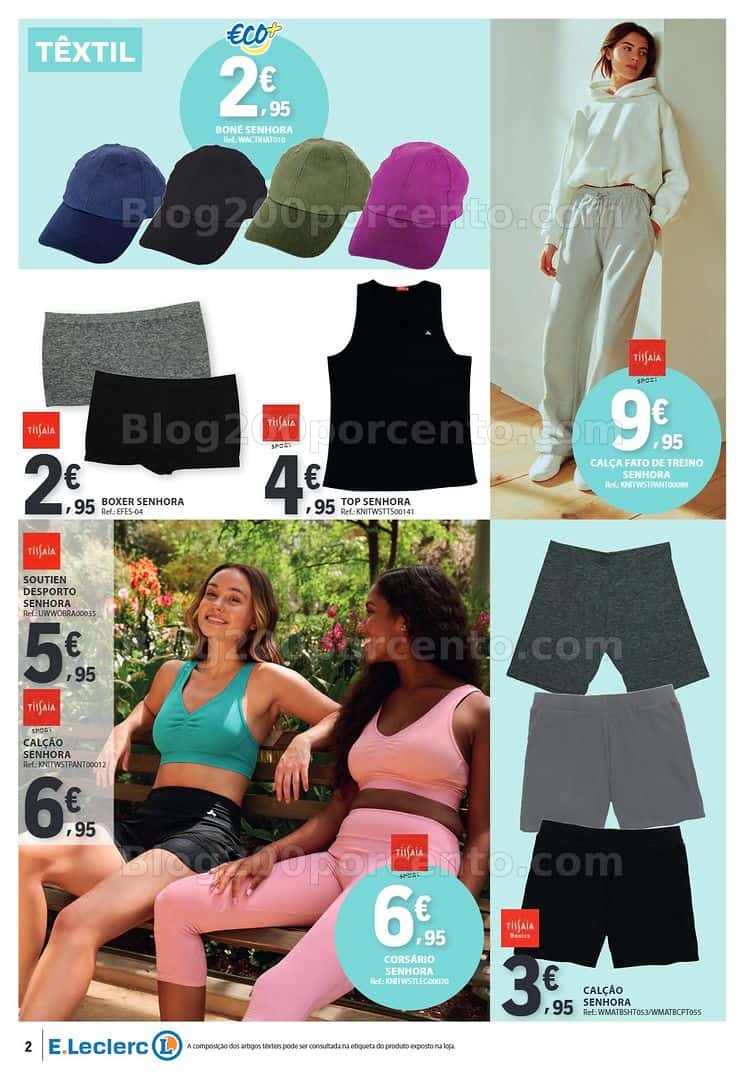 Antevisão Folheto E-LECLERC Bazar Promoções de 9 a 22 abril
