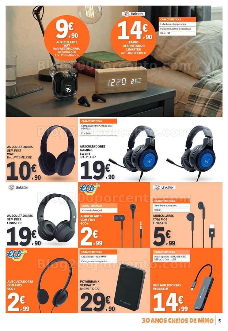 Antevisão Folheto E-LECLERC Bazar Promoções de 9 a 22 abril
