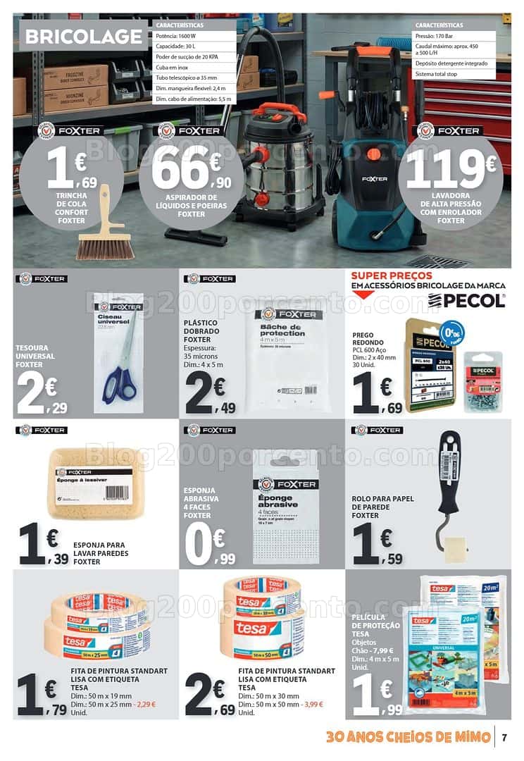 Antevisão Folheto E-LECLERC Bazar Promoções de 9 a 22 abril