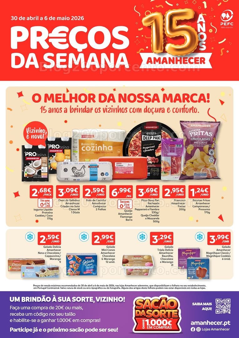 Antevisão Folheto AMANHECER Promoções de 30 abril a 6 maio