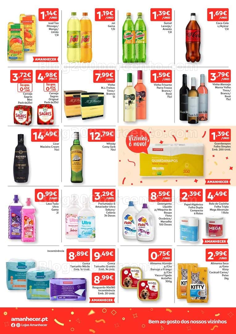 Antevisão Folheto AMANHECER Promoções de 9 a 15 abril