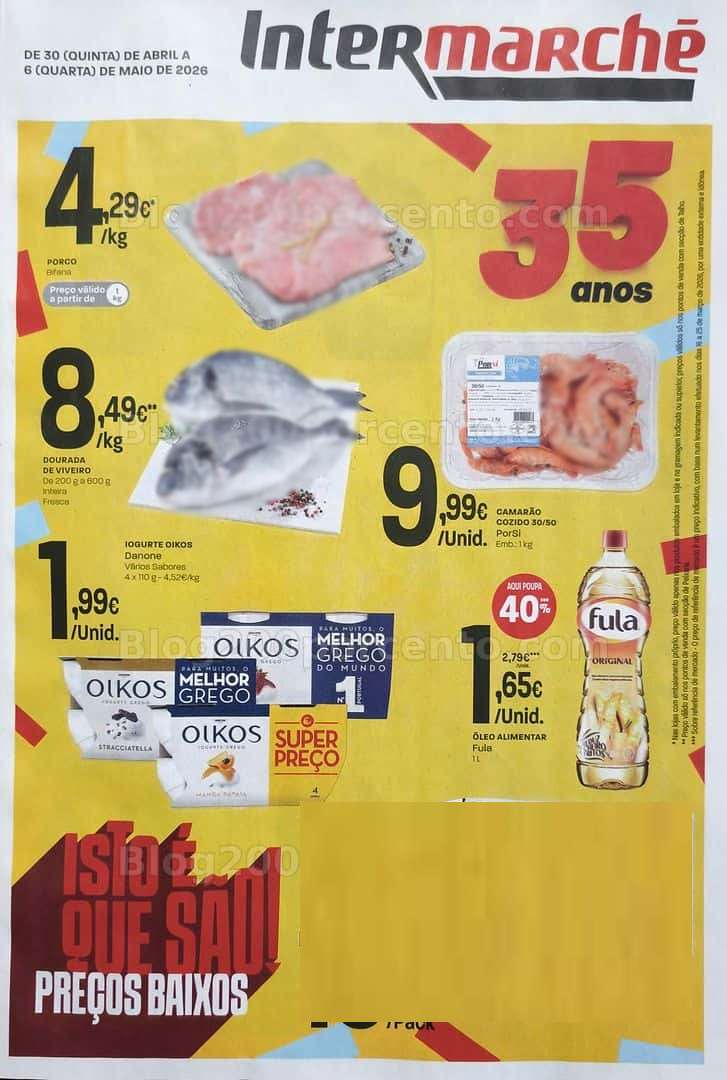 Antevisão Folheto INTERMARCHÉ Promoções de 30 abril a 6 maio