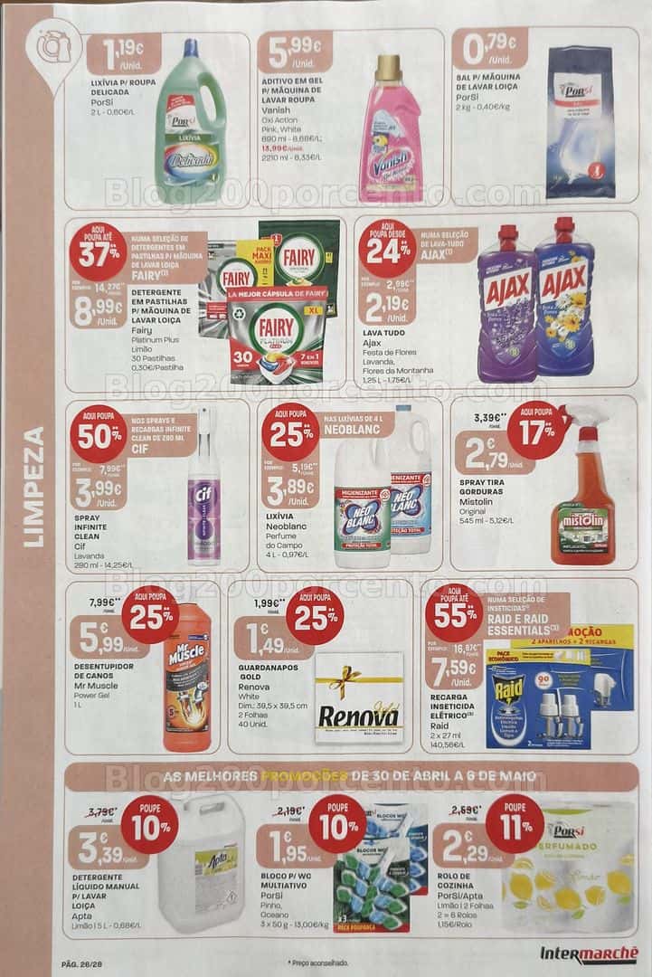 Antevisão Folheto INTERMARCHÉ Promoções de 30 abril a 6 maio