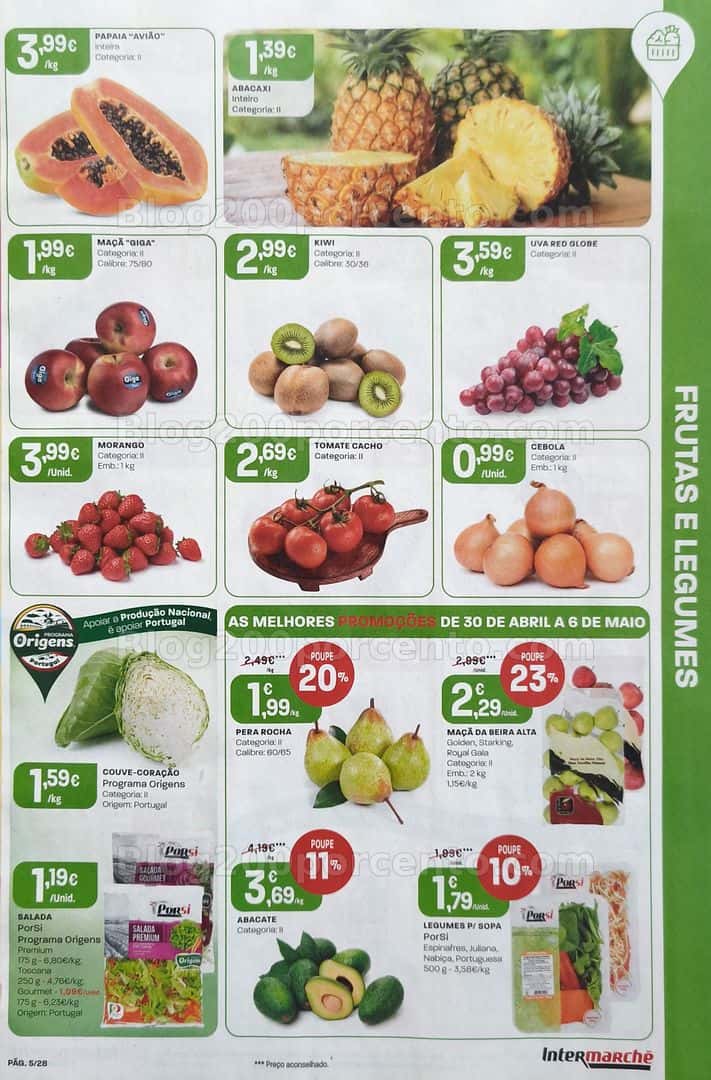 Antevisão Folheto INTERMARCHÉ Promoções de 30 abril a 6 maio