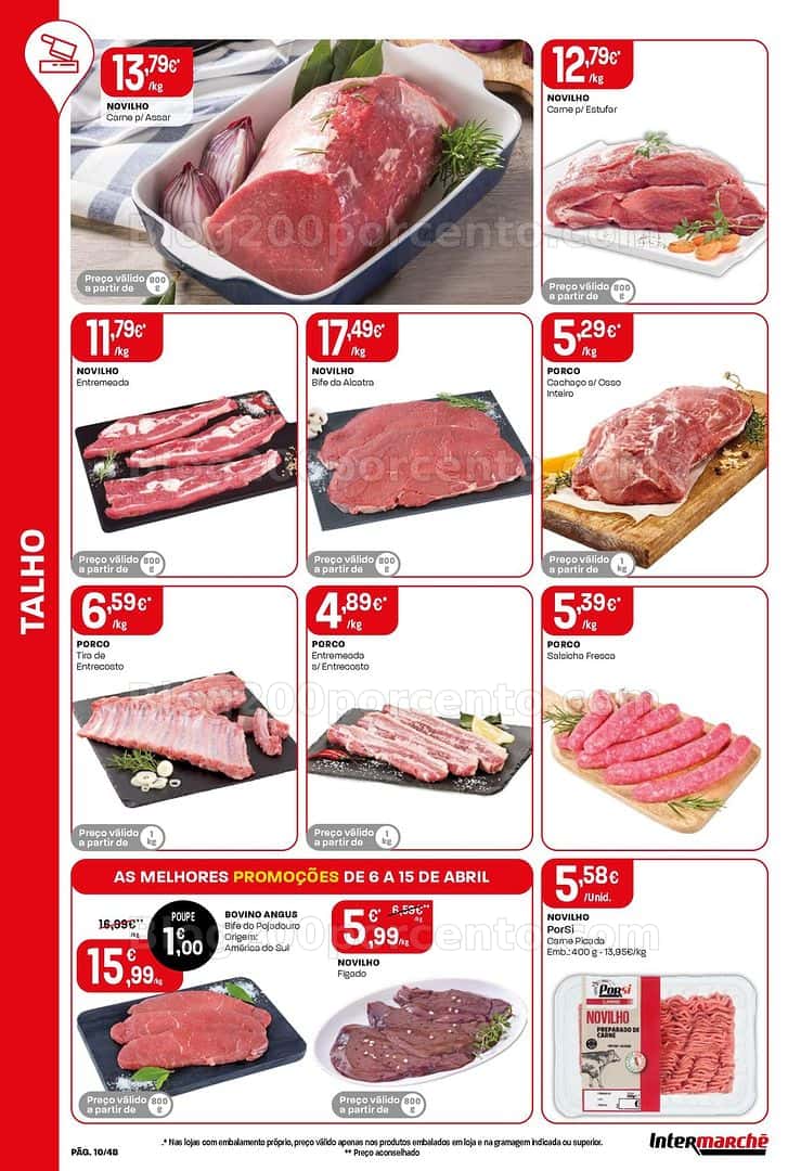 Antevisão Folheto INTERMARCHÉ Super Promoções de 6 a 15 abril