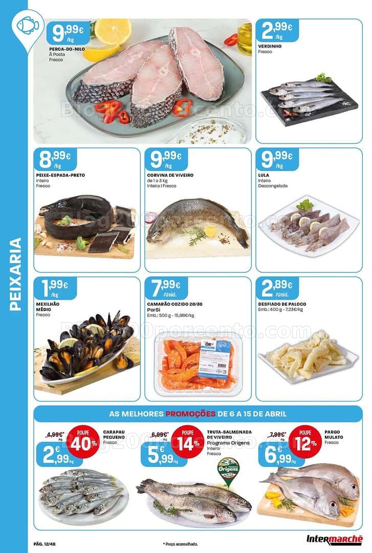 Antevisão Folheto INTERMARCHÉ Super Promoções de 6 a 15 abril