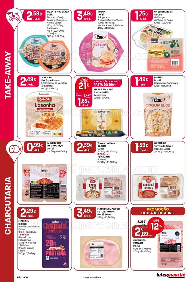 Antevisão Folheto INTERMARCHÉ Super Promoções de 6 a 15 abril