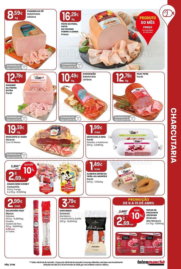 Antevisão Folheto INTERMARCHÉ Super Promoções de 6 a 15 abril
