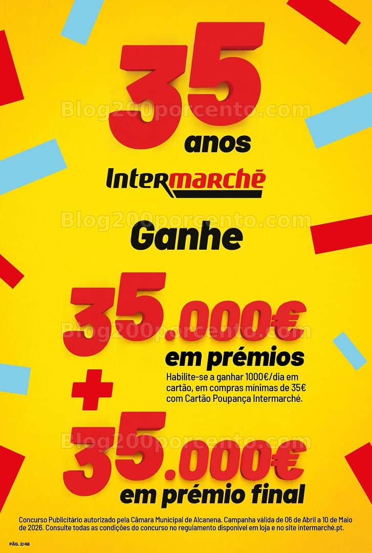 Antevisão Folheto INTERMARCHÉ Super Promoções de 6 a 15 abril