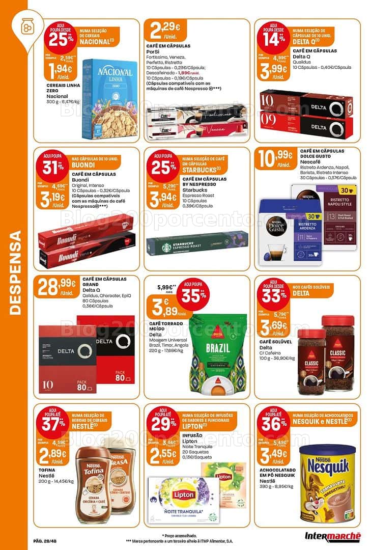 Antevisão Folheto INTERMARCHÉ Super Promoções de 6 a 15 abril