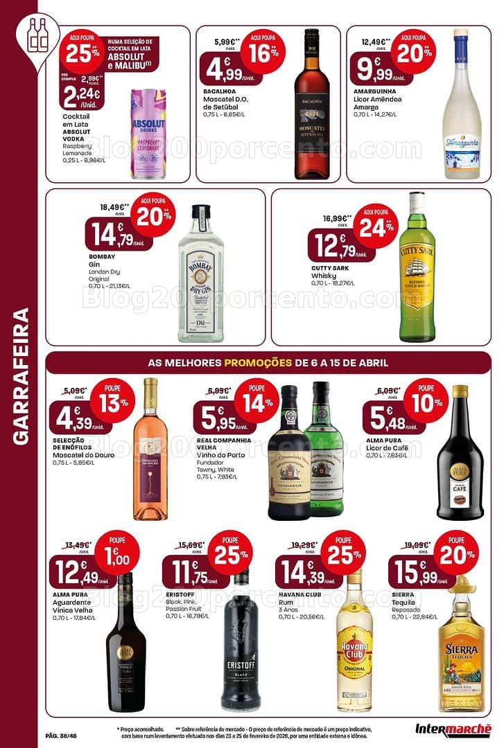 Antevisão Folheto INTERMARCHÉ Super Promoções de 6 a 15 abril