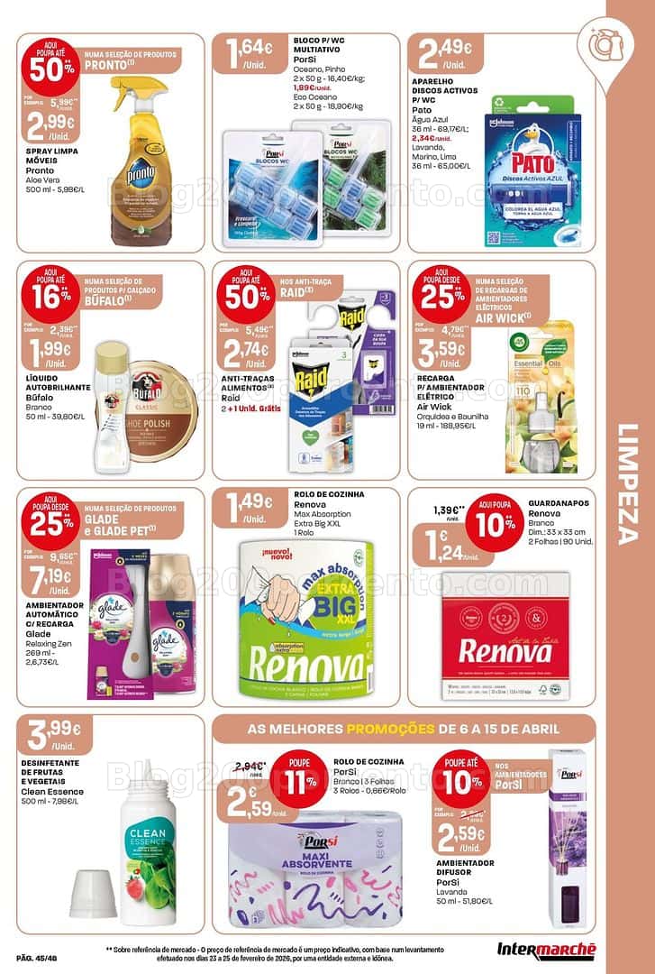 Antevisão Folheto INTERMARCHÉ Super Promoções de 6 a 15 abril