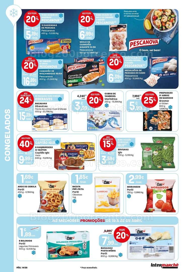 Antevisão Folheto INTERMARCHÉ Contact Promoções de 16 a 22 abril