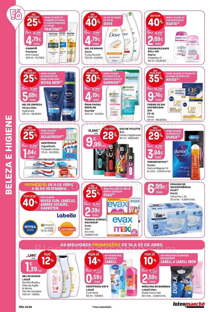 Antevisão Folheto INTERMARCHÉ Contact Promoções de 16 a 22 abril