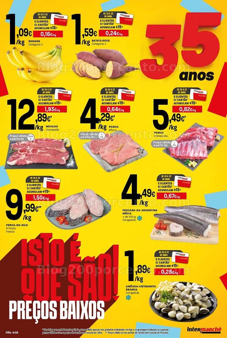 Antevisão Folheto INTERMARCHÉ Contact Promoções de 16 a 22 abril