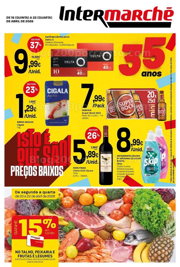 Antevisão Folheto INTERMARCHÉ Mini Promoções de 16 a 22 abril