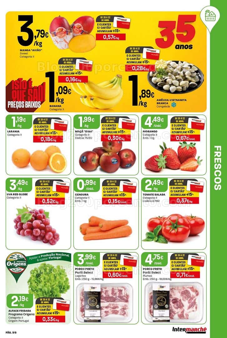 Antevisão Folheto INTERMARCHÉ Mini Promoções de 16 a 22 abril