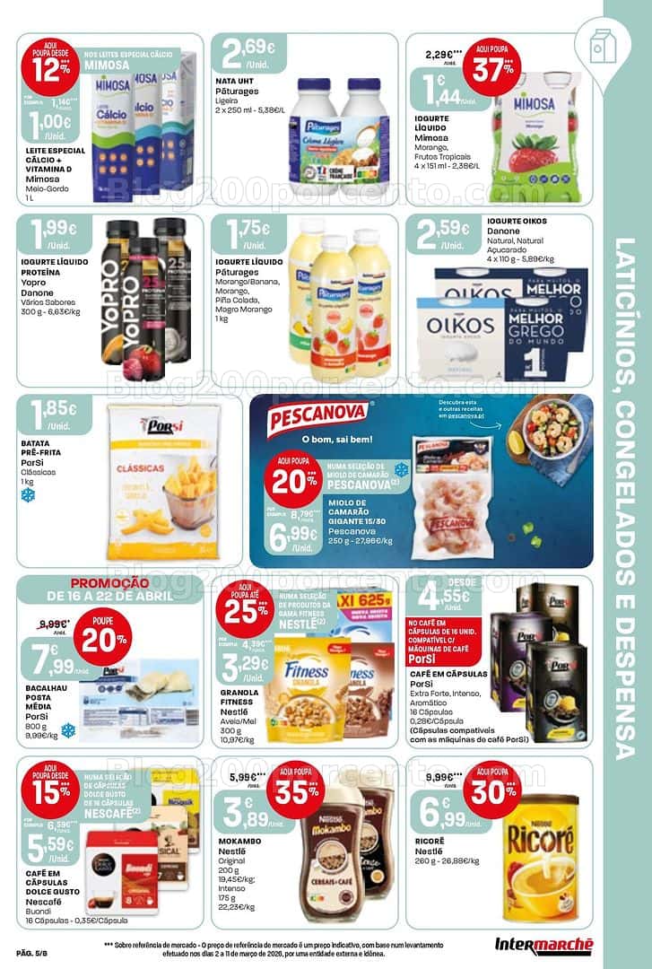 Antevisão Folheto INTERMARCHÉ Mini Promoções de 16 a 22 abril
