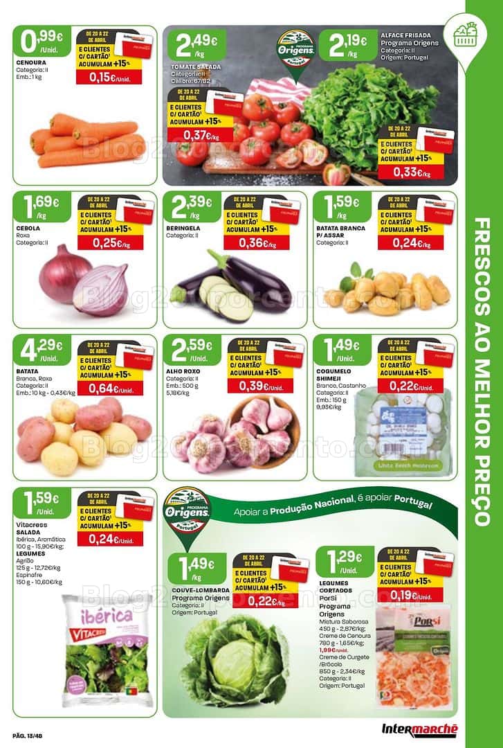 Antevisão Folheto INTERMARCHÉ Super Promoções de 16 a 22 abril
