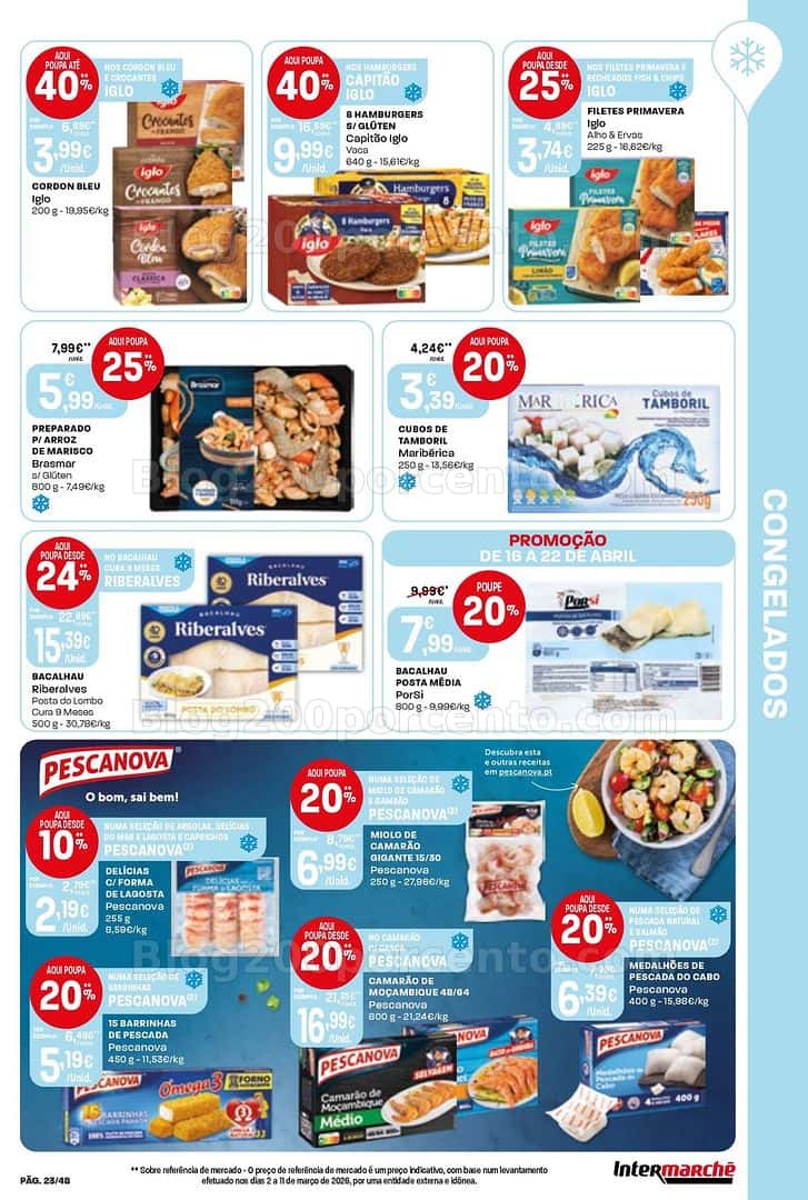 Antevisão Folheto INTERMARCHÉ Super Promoções de 16 a 22 abril