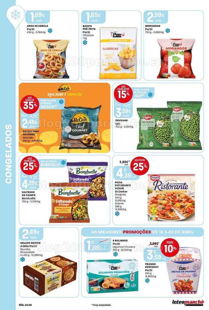 Antevisão Folheto INTERMARCHÉ Super Promoções de 16 a 22 abril