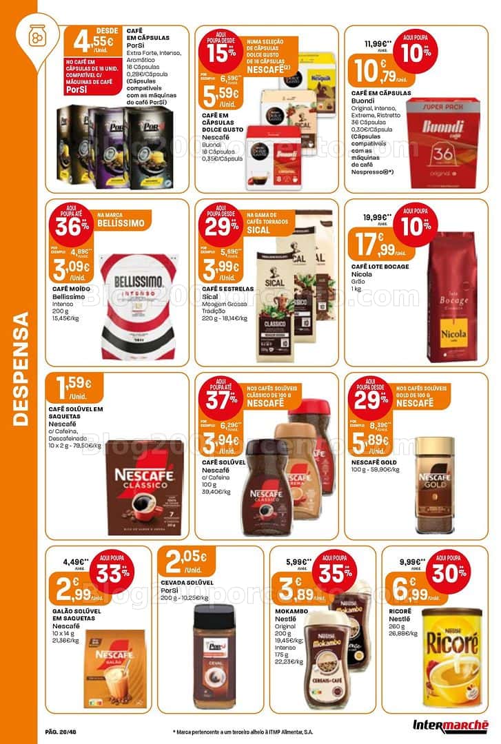 Antevisão Folheto INTERMARCHÉ Super Promoções de 16 a 22 abril
