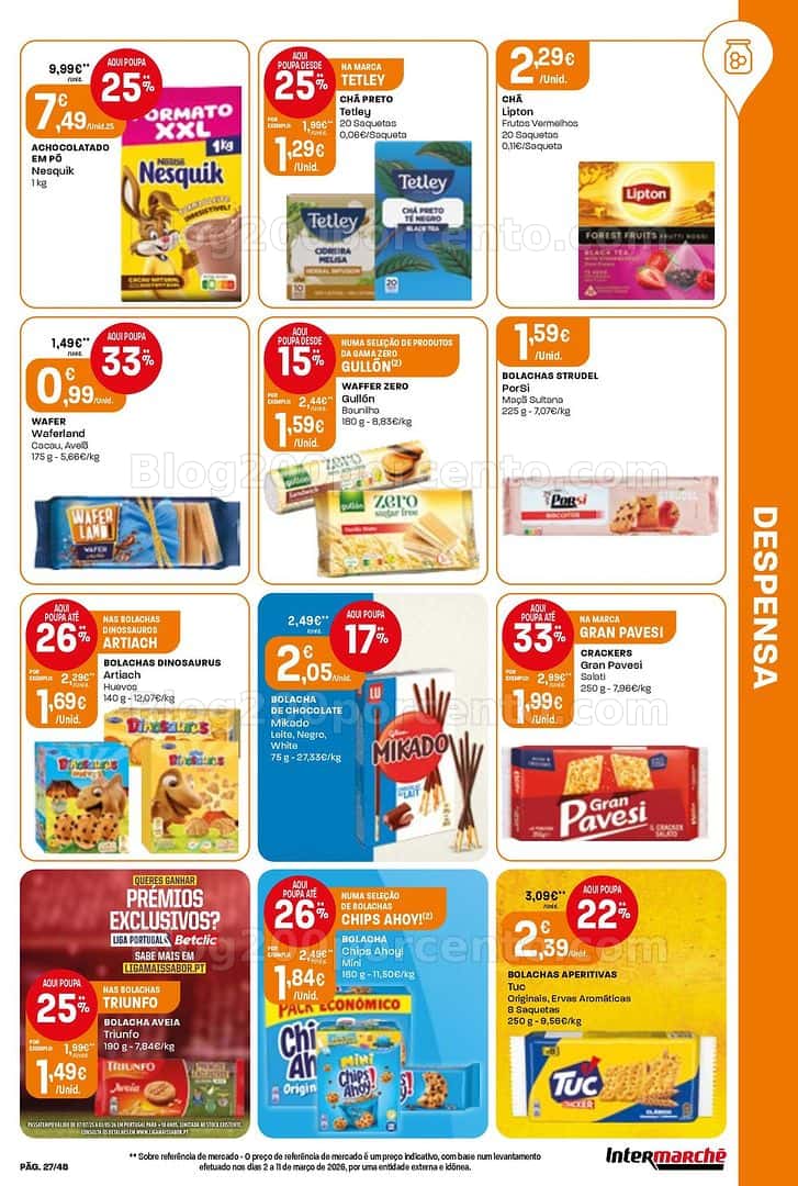 Antevisão Folheto INTERMARCHÉ Super Promoções de 16 a 22 abril
