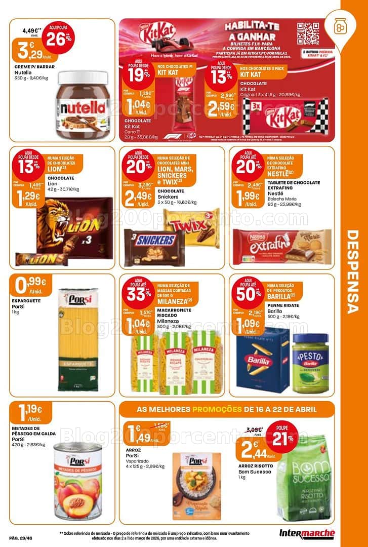 Antevisão Folheto INTERMARCHÉ Super Promoções de 16 a 22 abril