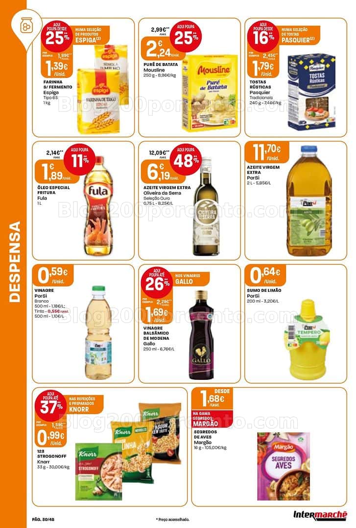 Antevisão Folheto INTERMARCHÉ Super Promoções de 16 a 22 abril