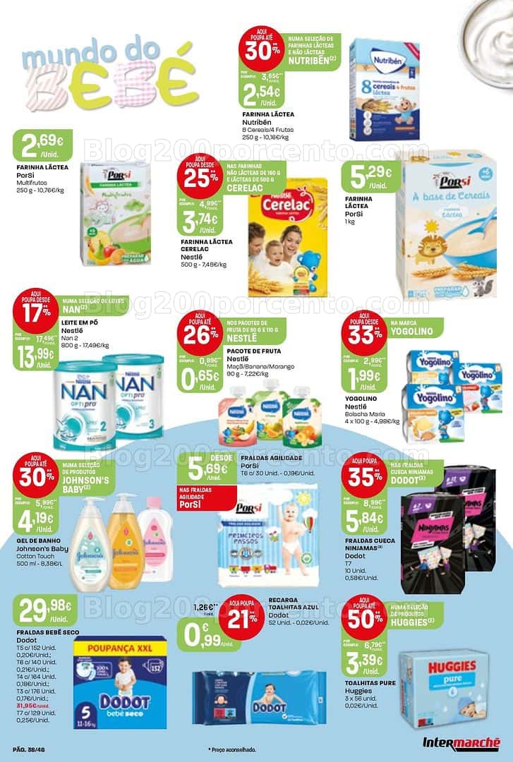 Antevisão Folheto INTERMARCHÉ Super Promoções de 16 a 22 abril